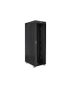 Lanberg Rack cabinet 19" free-standing 42U/800x1200 (flat pack) with glass door lCD V2, black | Lanberg