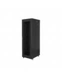 Lanberg Rack cabinet 19" free-standing 42U/800x800 (flat pack) with mesh door, black | Lanberg
