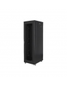 Lanberg Rack cabinet 19" free-standing 42U/800x800 (flat pack) with mesh door, black | Lanberg