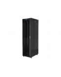 Lanberg Rack cabinet 19" free-standing 47U/800x1000 (flat pack) with glass door lCD V2, black | Lanberg