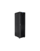 Lanberg Rack cabinet 19" free-standing 47U/800x1000 (flat pack) with glass door lCD V2, black | Lanberg