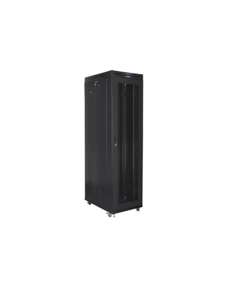 Lanberg Rack cabinet 19" free-standing 47U/800x1000 (flat pack) with mesh door lCD V2, black | Lanberg