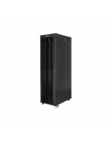 Lanberg Rack cabinet 19" free-standing 47U/800x1200 (flat pack) with glass door lCD V2, black | Lanberg