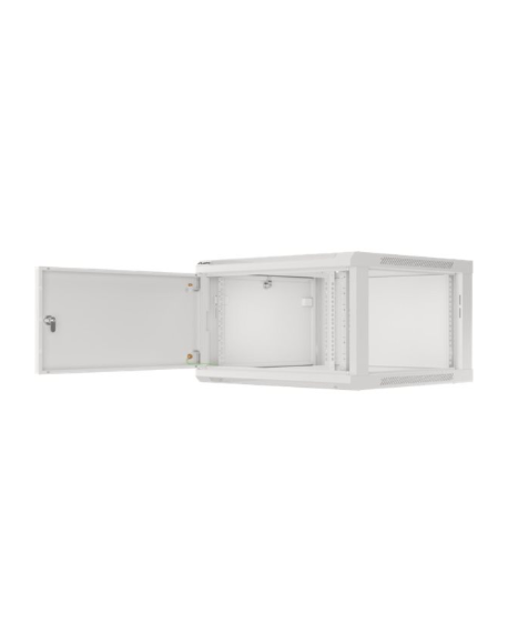 Lanberg Rack cabinet 19" wall-mount 12U/600x450 for self-assembly with metal door (flat pack), grey | Lanberg