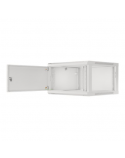 Lanberg Rack cabinet 19" wall-mount 12U/600x450 for self-assembly with metal door (flat pack), grey | Lanberg
