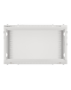 Lanberg Rack cabinet 19" wall-mount 12U/600x450 for self-assembly with metal door (flat pack), grey | Lanberg