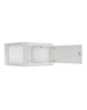 Lanberg Rack cabinet 19" wall-mount 12U/600x450 for self-assembly with metal door (flat pack), grey | Lanberg