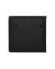 Lanberg Rack cabinet 19" wall-mount 12U/600x600 (flat pack) with glass door V2, black | Lanberg