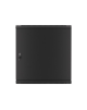 Lanberg Rack cabinet 19" wall-mount 12U/600x600 for self-assembly with metal door (flat pack), black | Lanberg