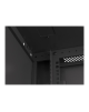 Lanberg Rack cabinet 19" wall-mount 12U/600x600 for self-assembly with metal door (flat pack), black | Lanberg