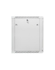 Lanberg Rack cabinet 19" wall-mount 15U/600x600 (flat pack) with glass door V2, grey | Lanberg