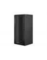 Lanberg Rack cabinet 19" wall-mount 27U/600x600 (flat pack) V2, black | Lanberg