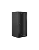 Lanberg Rack cabinet 19" wall-mount 27U/600x600 (flat pack) V2, black | Lanberg