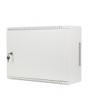 Lanberg Rack cabinet 19" wall-mount 4U+3U/540x200 low-profile, grey (assembled) | Lanberg