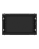Lanberg Rack cabinet 19" wall-mount 6U/600x450 for self-assembly with metal door (flat pack), black | Lanberg