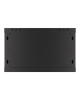 Lanberg Rack cabinet 19" wall-mount 6U/600x450 for self-assembly with metal door (flat pack), black | Lanberg