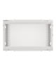 Lanberg Rack cabinet 19" wall-mount 6U/600x450 for self-assembly with metal door (flat pack), grey | Lanberg