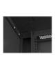 Lanberg Rack cabinet 19" wall-mount 6U/600x600 for self-assembly with metal door (flat pack), black | Lanberg