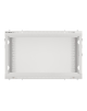 Lanberg Rack cabinet 19" wall-mount 6U/600x600 for self-assembly with metal door (flat pack), grey | Lanberg