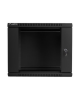 Lanberg Rack cabinet 19" wall-mount 9U/600x450 (flat pack) V2, black | Lanberg
