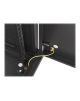 Lanberg Rack cabinet 19" wall-mount 9U/600x450 for self-assembly with metal door (flat pack), black | Lanberg