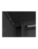 Lanberg Rack cabinet 19" wall-mount 9U/600x600 (flat pack) for self-assembly with metal door, black | Lanberg