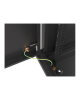 Lanberg Rack cabinet 19" wall-mount 9U/600x600 (flat pack) for self-assembly with metal door, black | Lanberg
