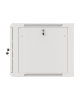 Lanberg Rack cabinet 19" wall-mount 9U/600x600 (flat pack) for self-assembly with metal door, grey | Lanberg