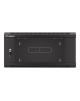 Lanberg Rack cabinet 19" wall-mounted 4U 600 fast assembly (flat pack), black | Lanberg