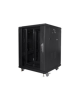 Lanberg Rack cabinet 19" free-standing 15U/600x600 (flat pack), black | Lanberg