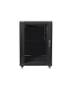 Lanberg Rack cabinet 19" free-standing 15U/600x600 (flat pack), black | Lanberg