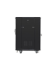 Lanberg Rack cabinet 19" free-standing 15U/600x600 (flat pack), black | Lanberg