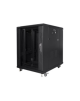 Lanberg Rack cabinet 19" free-standing 15U/600x800 (flat pack), black | Lanberg