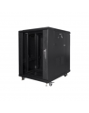 Lanberg Rack cabinet 19" free-standing 15U/600x800 (flat pack), black | Lanberg