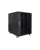 Lanberg Rack cabinet 19" free-standing 15U/600x800 (flat pack), black | Lanberg