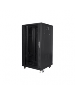 Lanberg Rack cabinet 19" free-standing 22U/600x600 (flat pack), black | Lanberg