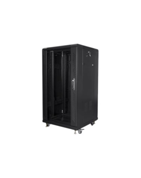 Lanberg Rack cabinet 19" free-standing 22U/600x600 (flat pack), black | Lanberg