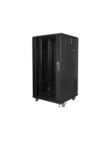 Lanberg Rack cabinet 19" free-standing 22U/600x600 (flat pack), black | Lanberg