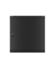 Lanberg Rack cabinet 19" wall-mount 12U/600x450 for self-assembly with metal door (flat pack), black | Lanberg