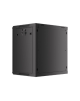 Lanberg Rack cabinet 19" wall-mount 12U/600x450 for self-assembly with metal door (flat pack), black | Lanberg