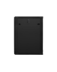 Lanberg Rack cabinet 19" wall-mount 18U/600x600 (flat pack) with glass door V2, black | Lanberg