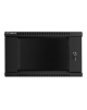 Lanberg Rack cabinet 19" wall-mount 6U/600x600 (flat pack) V2, black | Lanberg
