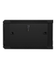 Lanberg Rack cabinet 19" wall-mount 6U/600x600 (flat pack) V2, black | Lanberg