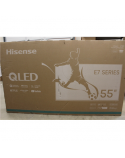 Hisense | QLED Smart TV | 55E7NQ | 55" | Smart TV | VIDAA OS | UHD | Black | DAMAGED PACKAGING