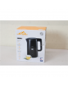 SALE OUT. ETA ETA559590000 Emma Electric kettle, 1.5 L, Black | ETA | Kettle | ETA559590000 Emma | Electric | 2200 W | 1.5 L | Stainless steel | 360° rotational base | Black | DAMAGED PACKAGING