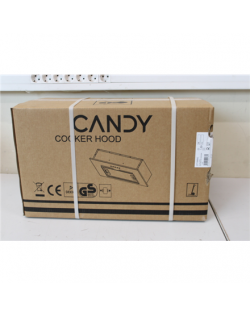 SALE OUT. | Candy | Hood | CPY5MBG | Canopy | Energy efficiency class C | Width 52 cm | 298 m³/h | Mechanical control | LED | Black Glass | DAMAGED PACKAGING