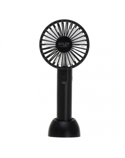 Adler Mini USB Fan | AD 7338 | Desk fan | Black | Diameter 7 cm | Number of speeds 3