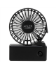 Adler Foldable mini fan | AD 7336 | Desk fan | Black | Diameter 6.5 cm | Number of speeds 1