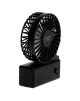 Adler Foldable mini fan | AD 7336 | Desk fan | Black | Diameter 6.5 cm | Number of speeds 1