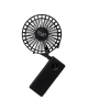 Adler Foldable mini fan | AD 7336 | Desk fan | Black | Diameter 6.5 cm | Number of speeds 1
